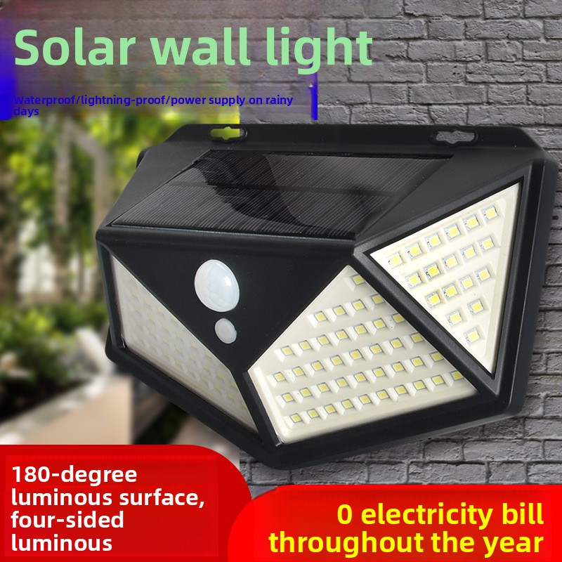 114LED Solar Panel Wall Light, - đánh giá và giá Outdoor Lighting On Amazon