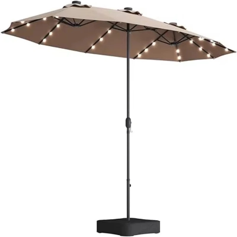15X9ft Outdoor Garden Parasol  - đánh giá và giá Outdoor Lighting Unit