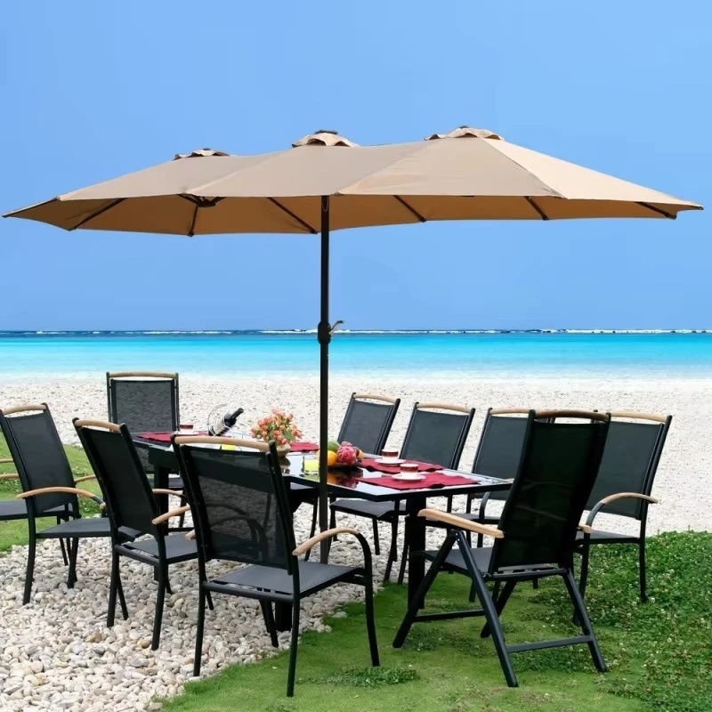 15X9ft Outdoor Garden Parasol  - đánh giá và giá Outdoor Lighting Unit