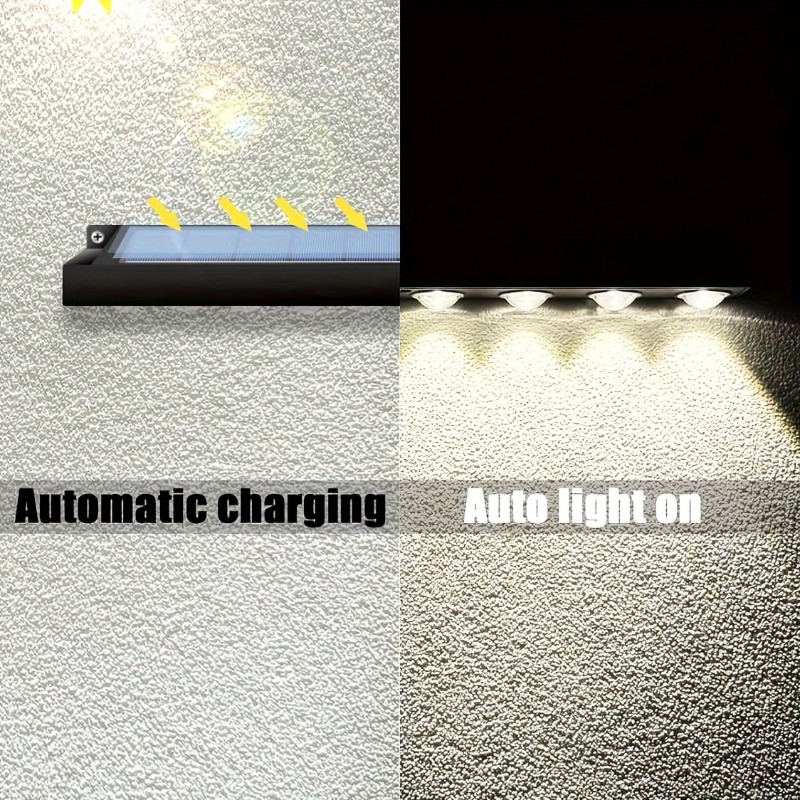 1/2/4Pcs Solar Sign Lights Out - đánh giá và giá Outdoor Lighting On Fence
