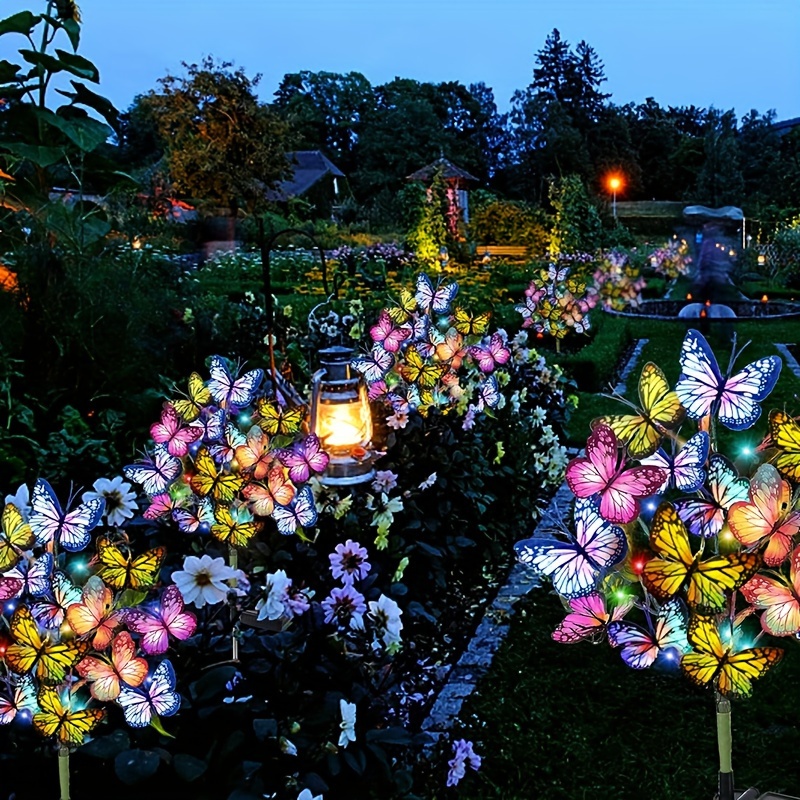 Solar LED Butterfly Garden Lig - đánh giá và giá Outdoor Lighting Led Fixtures
