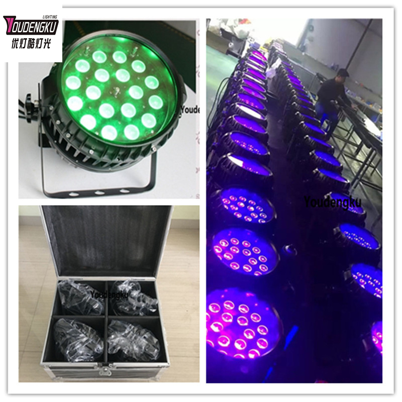 4 pieces with flycase 18*18w R - đánh giá và giá Outdoor Lighting Led Fixtures