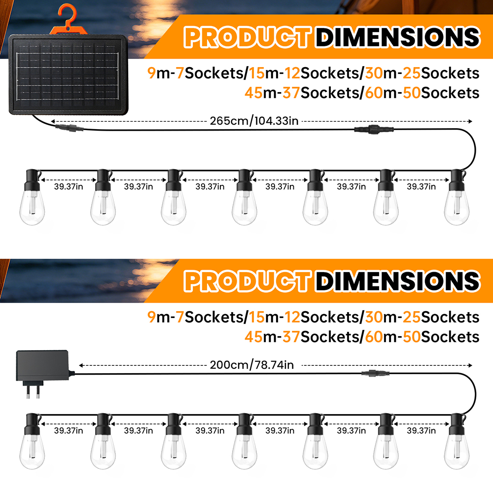 Waterproof LED Globe String Li - đánh giá và giá Outdoor Lighting On Fence