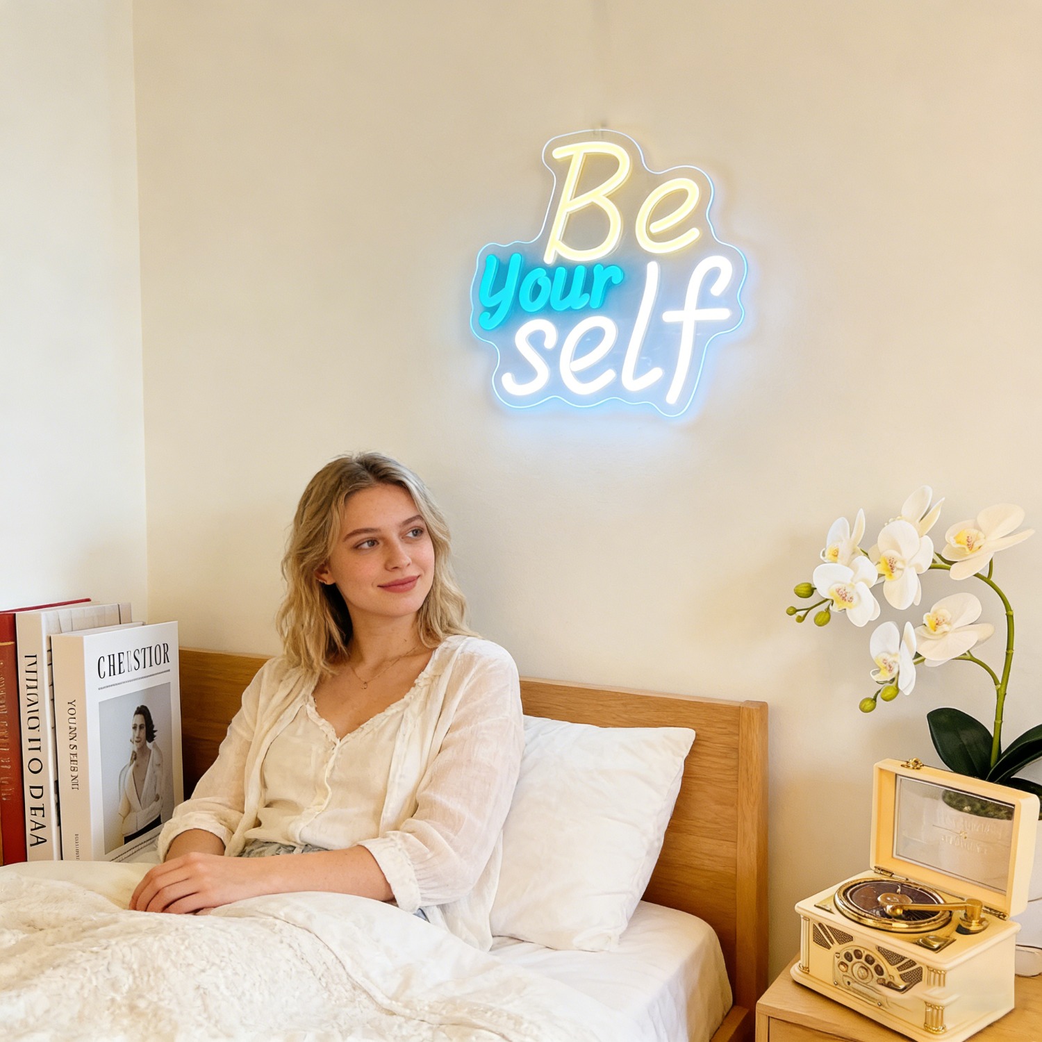 Inspirational Be Yourself Neon - đánh giá và giá Outdoor Lighting Quotes