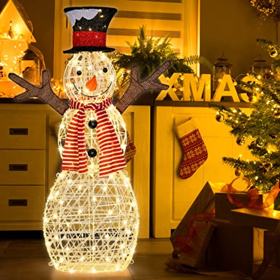 Christmas Outdoor Lighted Snow - đánh giá và giá Outdoor Lighting Yard Stakes