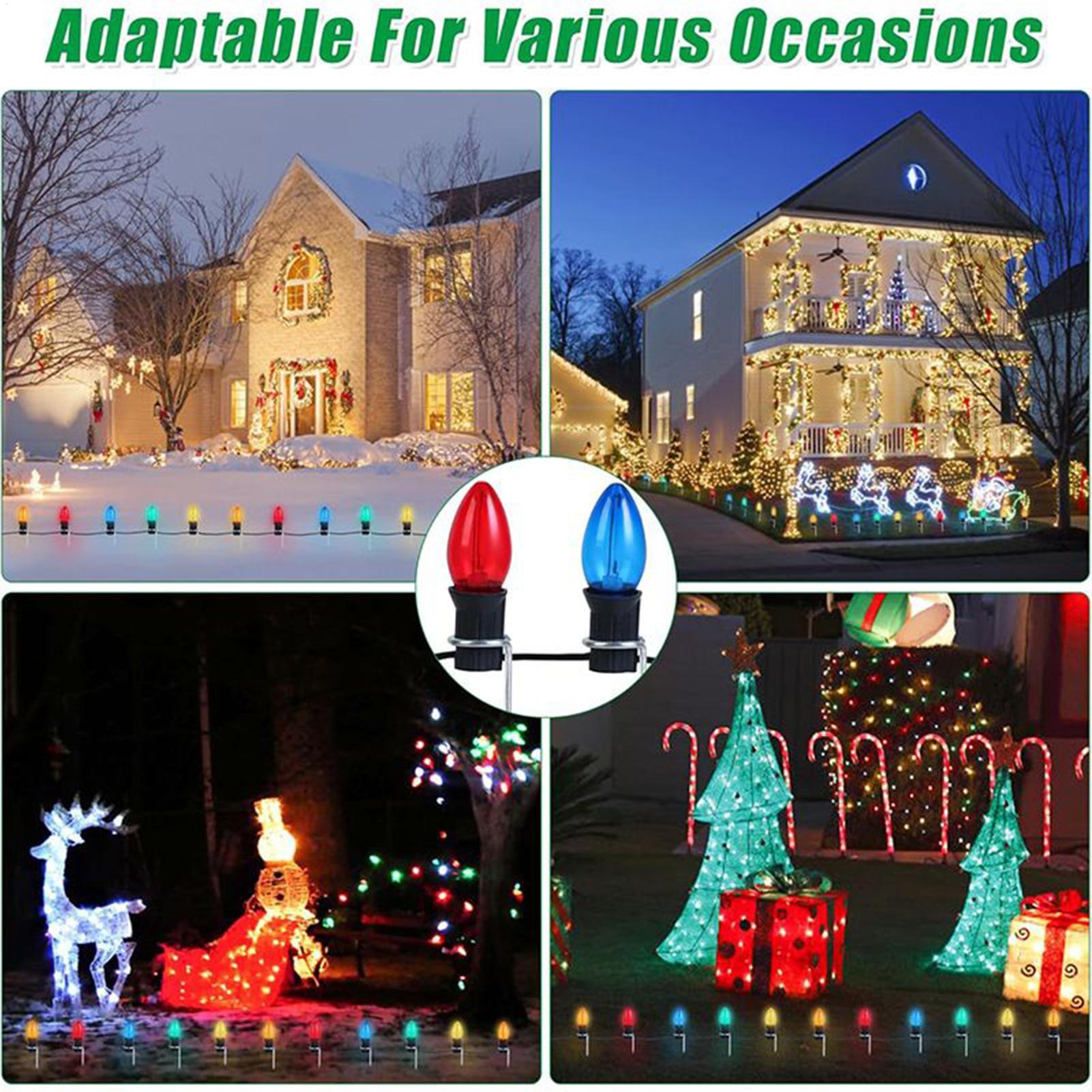Christmas Light Stakes For Yar - đánh giá và giá Outdoor Lighting Yard Stakes
