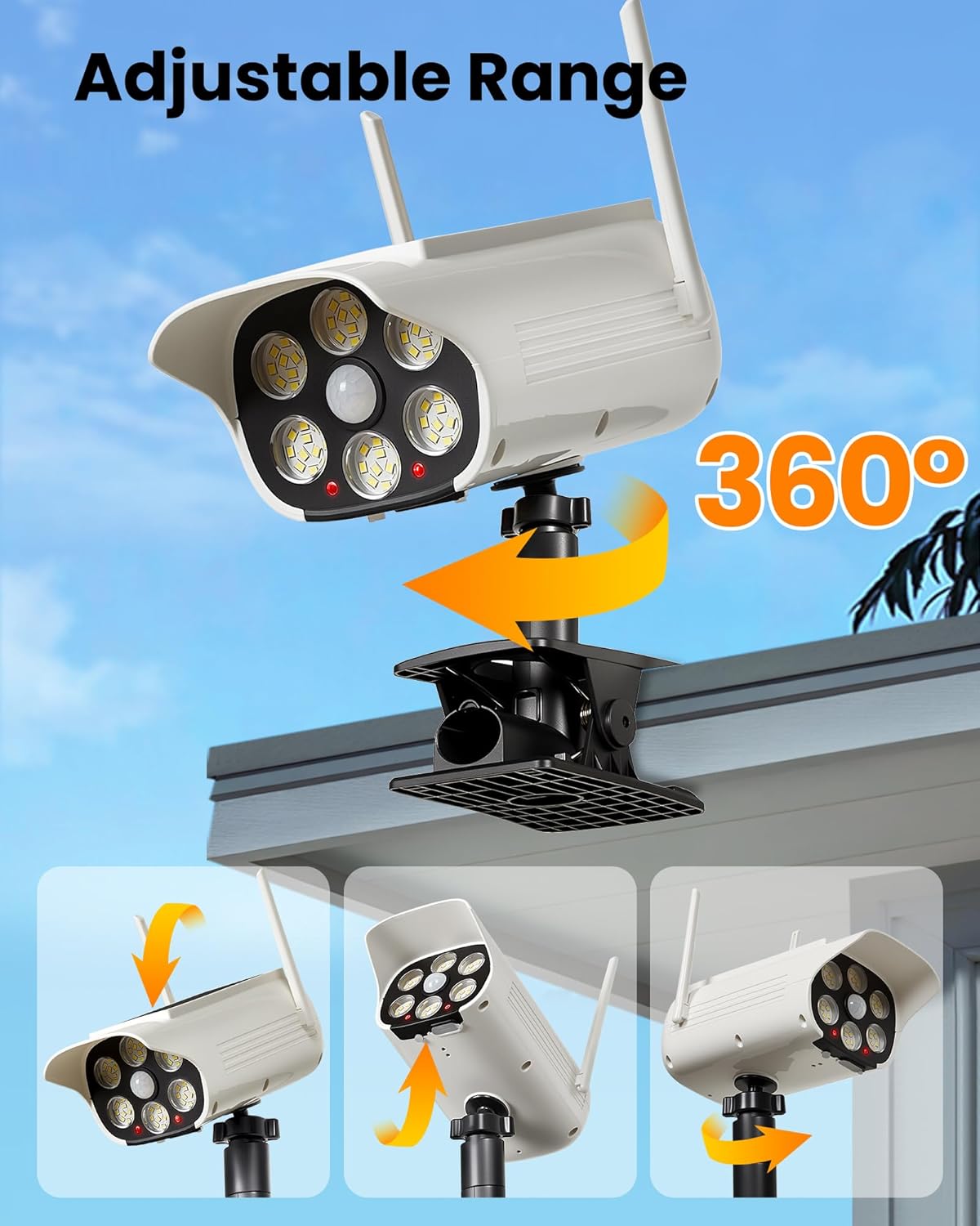 Solar Street Light LED Clip On - đánh giá và giá Outdoor Lighting On Fence