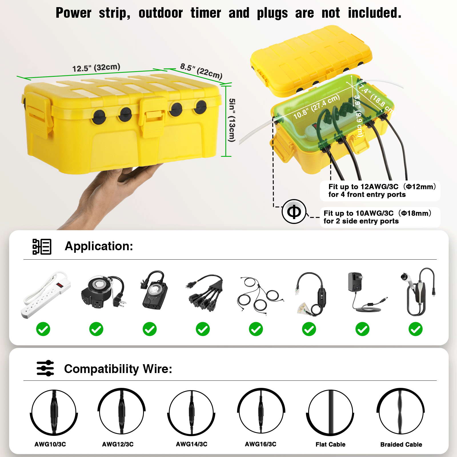 Extra Large Outdoor Waterproof - đánh giá và giá Outdoor Lighting Box