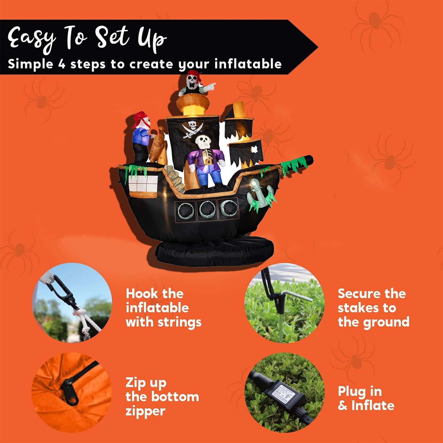 Outdoor Halloween Inflatable P - đánh giá và giá Outdoor Lighting Yard Stakes