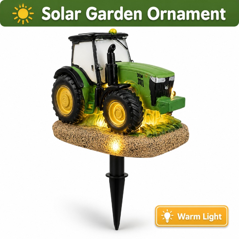 Solar Tractor Garden Stake Lig - đánh giá và giá Outdoor Lighting Yard Stakes