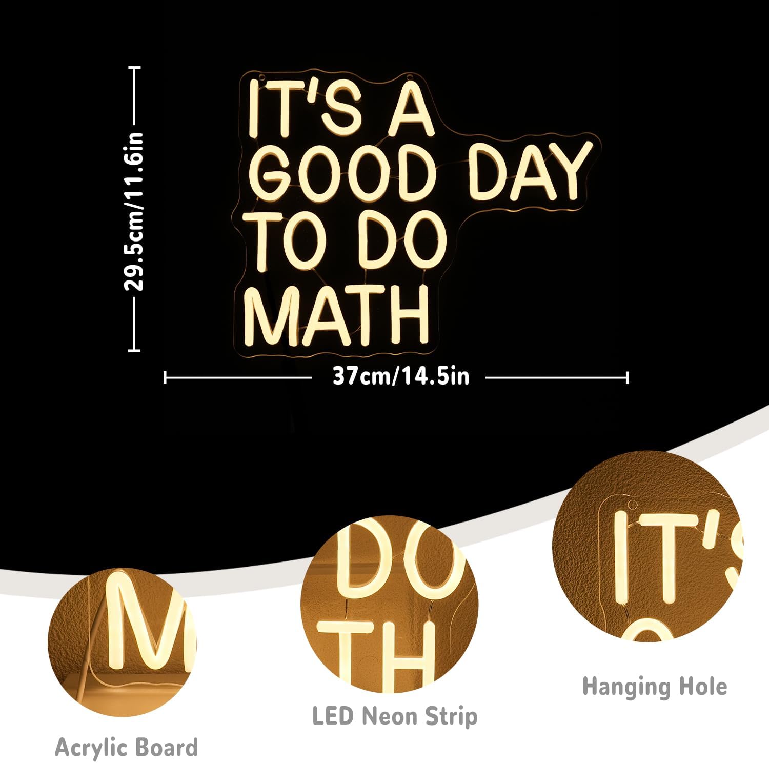 It's A Good Day To Do Math LED - đánh giá và giá Outdoor Lighting Quotes