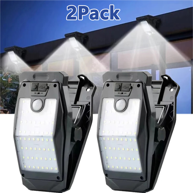 NEW 2/1Pcs Clip On Solar Light - đánh giá và giá Outdoor Lighting On Fence